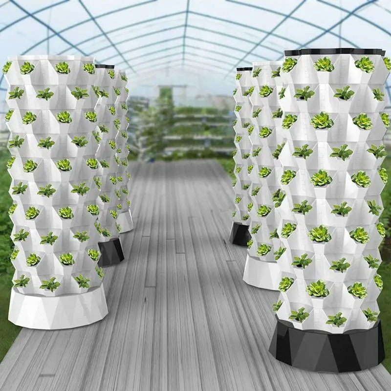 Vertical Planter - Verticale hydroponische kweektoren, ananasvormige aeroponische plantenbak,