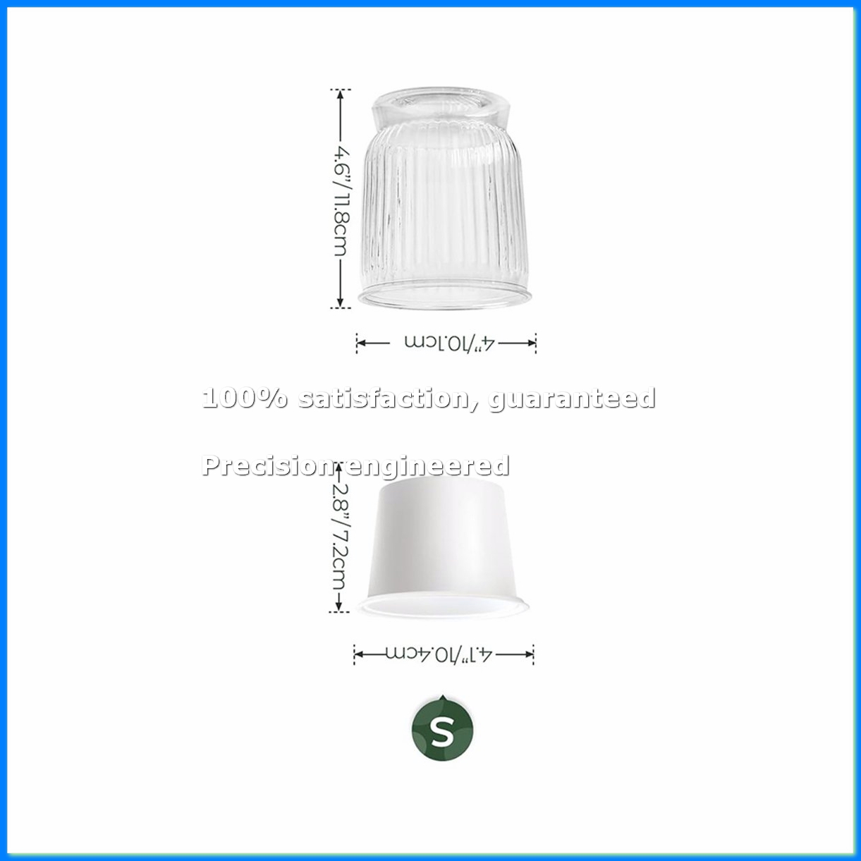 Self Watering Planter - Zelfwatergevende plantenpotten, kleine plantenpotten van 4