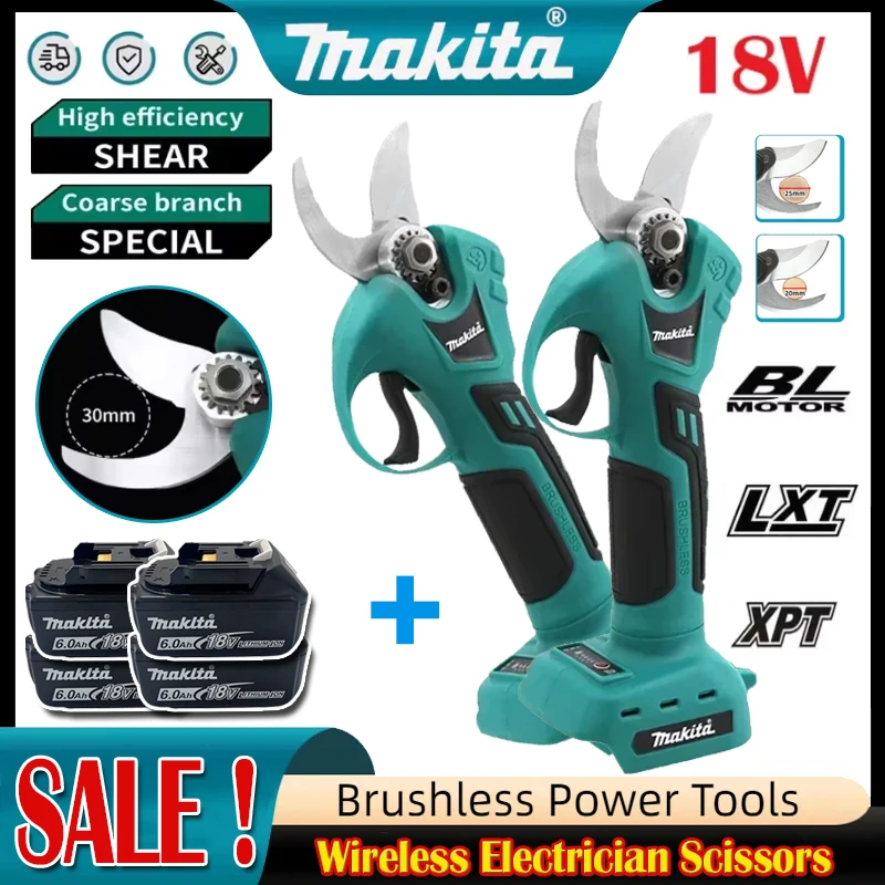 Pruning Shears - Makita 18V accu professionele draadloze elektrische