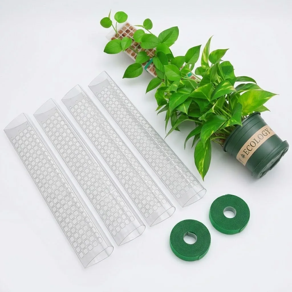 Indoor Herb Garden - Kunststof mospaal plantenstandaard voor binnenklimplanten, groei,