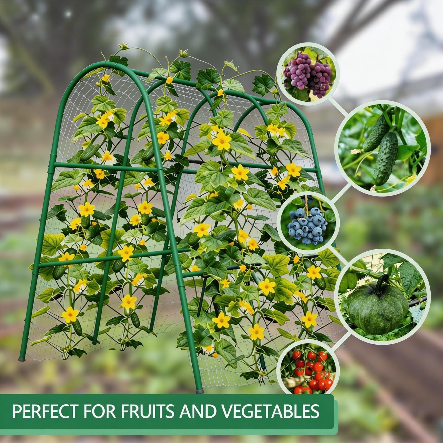 4x5.3FT Tuinbogenrooster voor  - Raised Garden Bed recensie en prijs