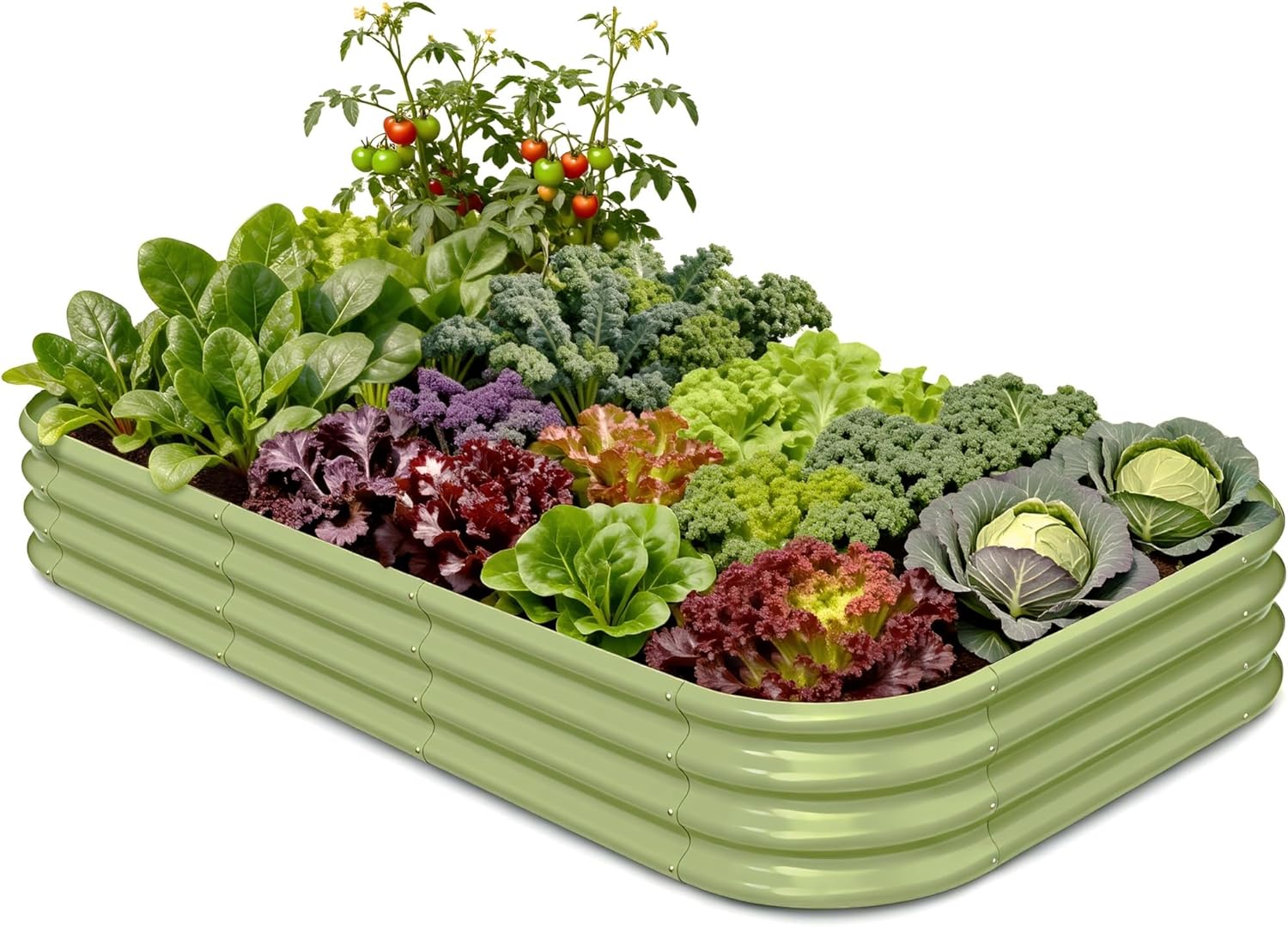 Gegalvaniseerde verhoogde moes - Raised Garden Bed recensie en prijs