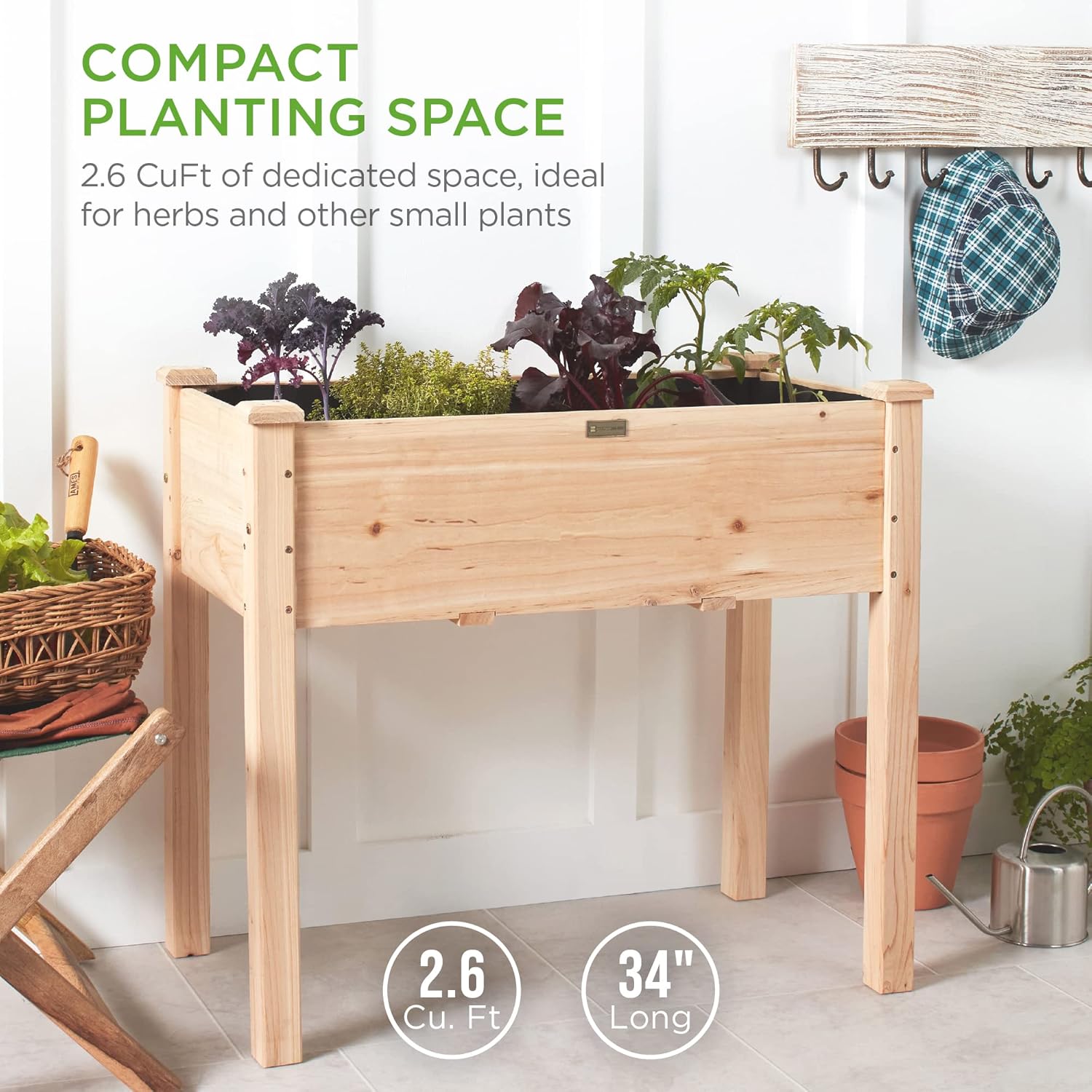 34x18x30 inch verhoogd tuinbed - Raised Garden Bed recensie en prijs