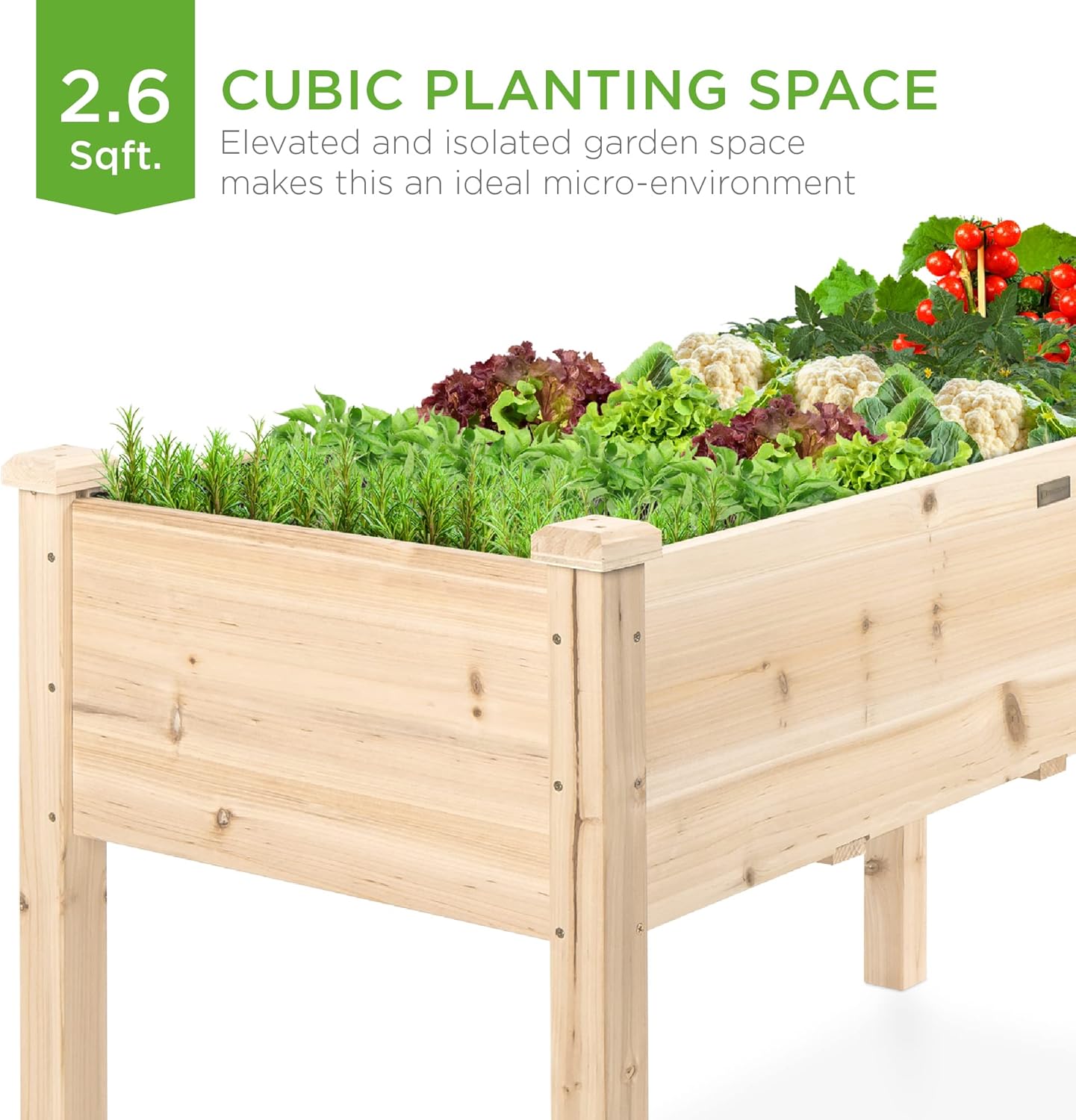 34x18x30 inch verhoogd tuinbed - Raised Garden Bed recensie en prijs