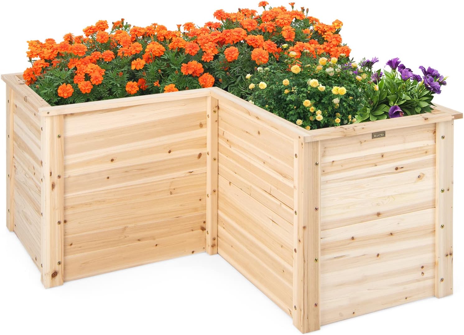 Verhoogd houten plantenbak, 47 - Raised Garden Bed recensie en prijs