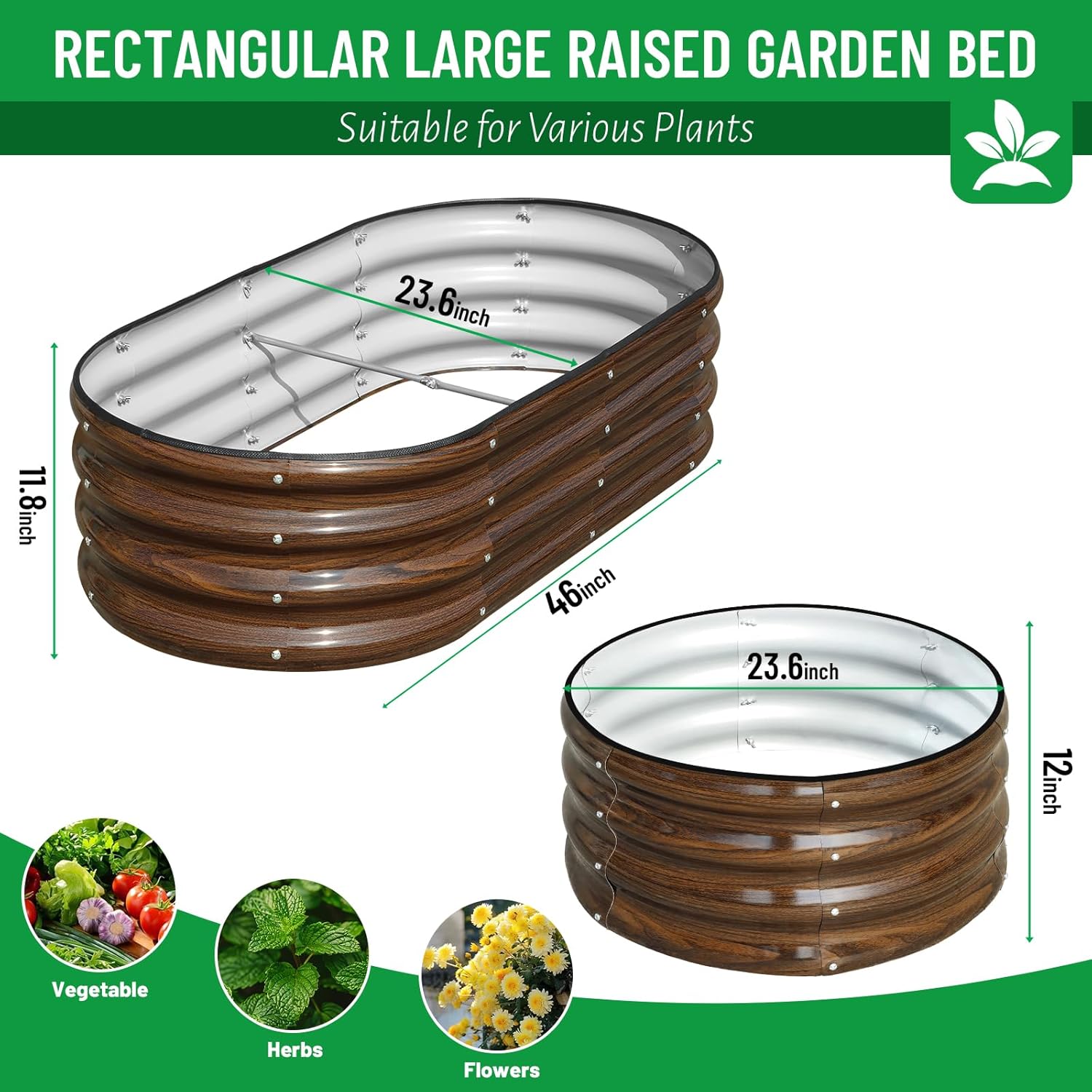 3-delige gegalvaniseerde stale - Raised Garden Bed recensie en prijs