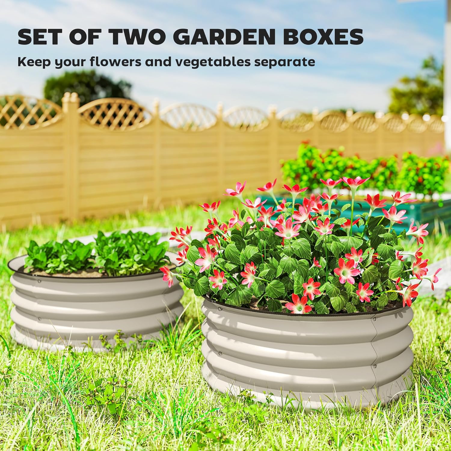 Gegalvaniseerde verhoogde moes - Raised Garden Bed recensie en prijs