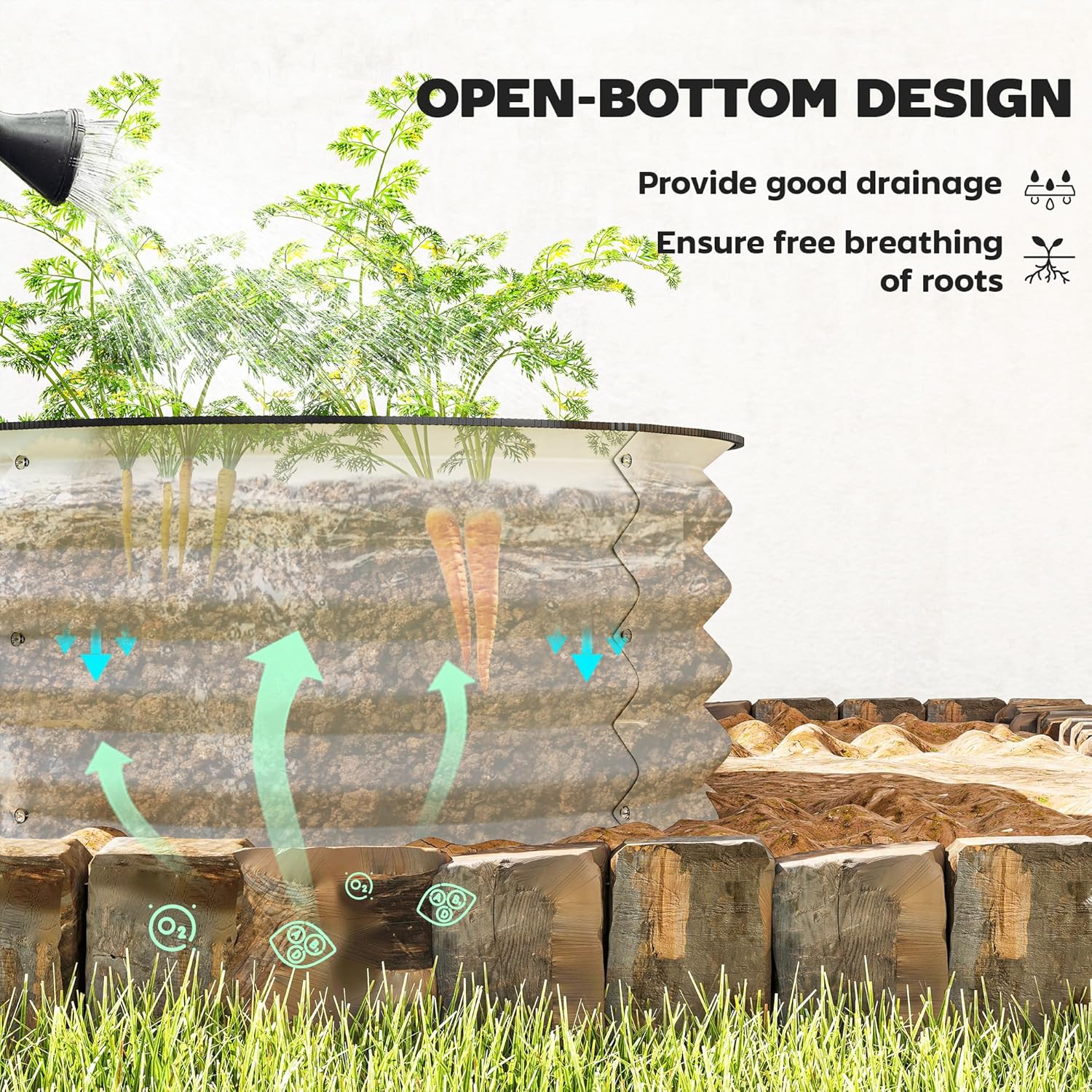 Gegalvaniseerde verhoogde moes - Raised Garden Bed recensie en prijs